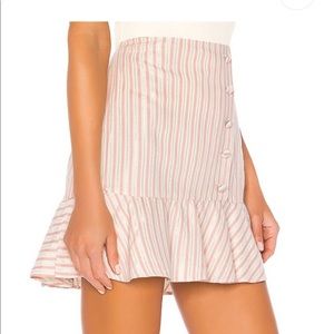 Lovers + Friends Jacqueline Mini Skirt in Blush